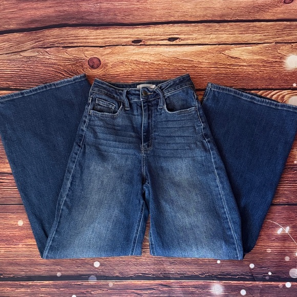 Cello Dark Blue Flare Jeans - Picture 5 of 8